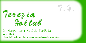 terezia hollub business card